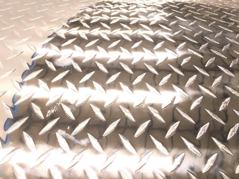  Placa de piso de alumínio