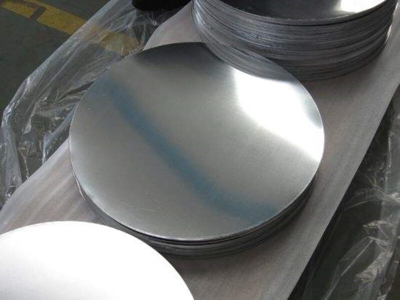  Placa circular de alumínio