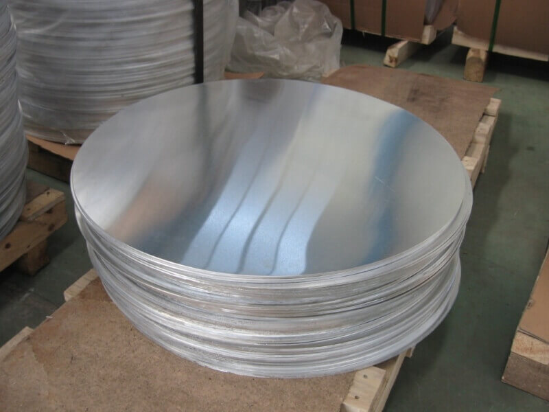  Placa redonda de alumínio